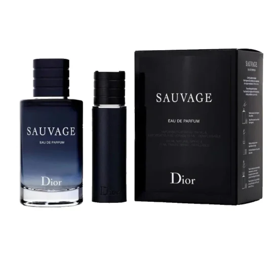 Dior Sauvage 100ml Eau De Parfum + 10ml Travel Spray for Men Gift Set
